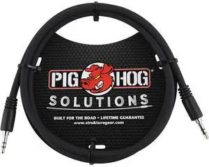 Pig Hog Solutions 6' Cable with 3.5mm TRS to 3.5mm TRS Connector #PX-T3506