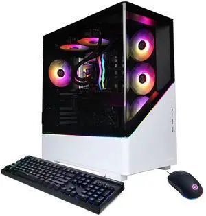 CyberPowerPC Gamer Supreme Liquid Cooled Gaming Desktop Computer, Intel Core Ultra 9 285 2.5GHz, 32GB RAM, 2TB SSD, NVIDIA GeForce RTX 5070 Ti 16GB, Windows 11 Home, White