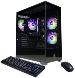 CyberPowerPC Gamer Master Gaming Desktop Computer, AMD Ryzen 5 8400F 4.2GHz, 16GB RAM, 1TB SSD, NVIDIA GeForce RTX 5060 Ti 8GB, Windows 11 Home, Black