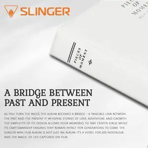 Slinger Photo Album for Instax Mini Film, Smoky White