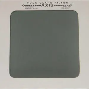 Adorama 8x8" Mounted Light Polarizing Filter with Cardboard Frame