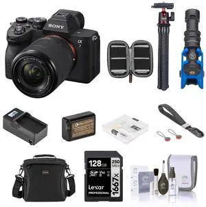 Sony Alpha a7 IV Mirrorless Camera w/28-70mm f/3.5-5.6 Lens and Accessory Kit