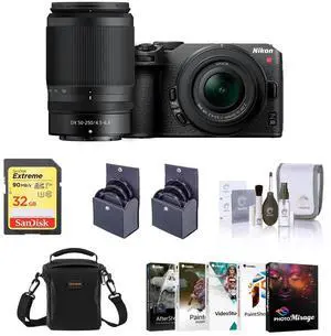 Nikon Z 30 Mirrorless Camera with 16-50mm & 50-250mm Lens with PC Software & Acc Nikon Z 30 Mirrorless Camera with 16-50mm & 50-250mm Lens with PC Software & Acc