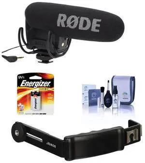 Rode VideoMic Pro On-Camera Shotgun Mic with Rycote Lyre Shockmount and Dual Shoe Bracket
