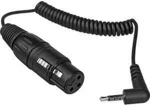 Sennheiser KA 600i XLR-3 to 3.5mm Smartphone Connector Cable for Shotgun Mic