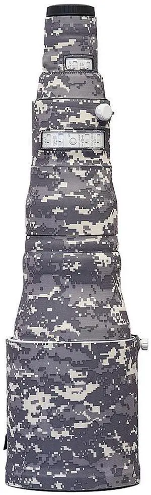LensCoat Lens Cover for Canon RF 600mm f/4L IS Lens, Digital Camo