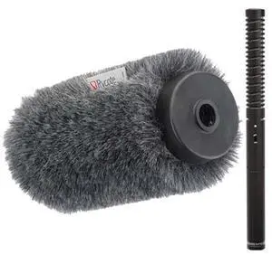 Rode NTG-2 Dual Powered Lightweight Directional Condenser Shotgun Microphone BoompoleKit with XLR Male to XLR Female Digital Audio Cable 15'
