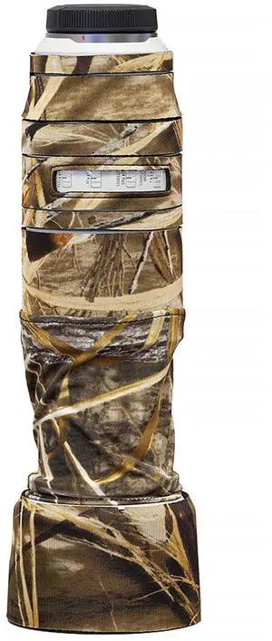 LensCoat Lens Cover for Canon RF 100-500mm f/4-7.1 L IS Lens, Realtree Max4