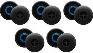 Sennheiser Silicone Ear Adapter for IE 40/400/500 Pro Ear Monitor, Large, Blue, 5-Pair