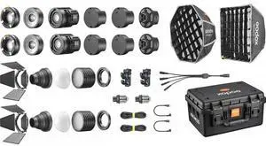 Godox MS60R KNOWLED RGB LED Light (2-Light Kit)