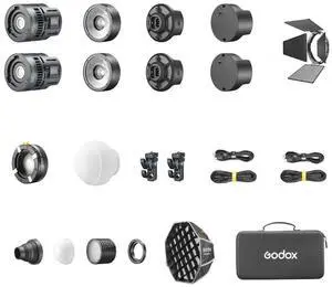Godox RS60Bi Bi-Color LED Monolight (2-Light Kit)
