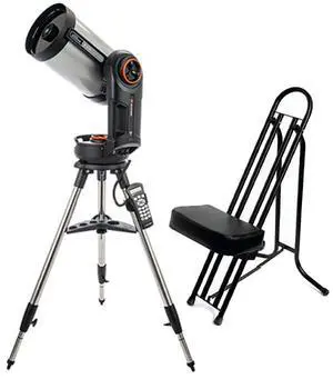 Celestron NexStar Evolution 8 203mm f/10 Schmidt-Cassegrain Telescope with Astronomy Chair