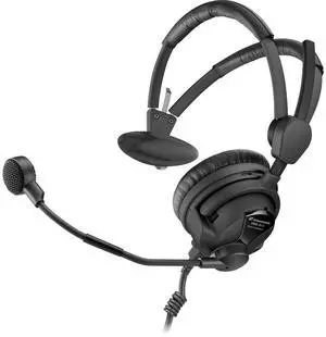 Sennheiser HMD 26-II-600S Single Sided Broadcast Headset, 600 Ohm, No Cable