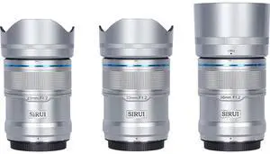 Sirui Sirui Sniper Series f/1.2 AF 3-Lens Kit for Sony E, Silver