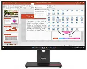 Lenovo ThinkVision T27-40 27" 16:9 Full HD 120Hz IPS WLED Monitor, Eclipse Black