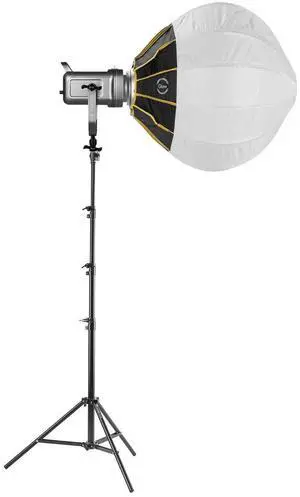 GVM PR150D 150W Bi-Color LED Video Light, w/20" Lantern Softbox and 9.5' Stand