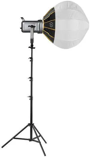 GVM PR150R 150W LED Spotlight Bi-Color & RGB Studio Light with 20" Softbox,Stand