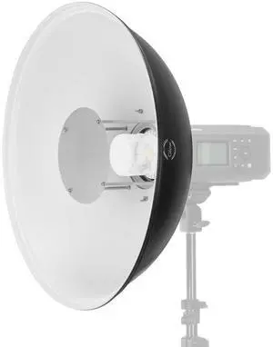 Glow White Softlight Beauty Dish Reflector With Bowens Mount Adapter (20.5")