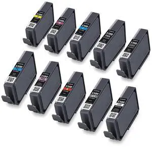 Canon Lucia PRO II PFI-5100 14.4ml Pigment Ink Tank Bundle for PRO-310 Printer