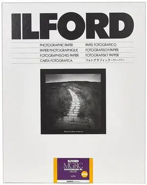 Ilford Multigrade V RC Deluxe Satin Black & White Photo Paper, 5x7", 25 Sheets