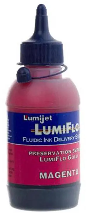 Lumijet Lumiflo Gold Series Magenta Ink in a 6 oz Bulk Bottle #LJLG6M