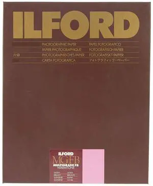 Ilford 11 x 14" Multigrade FB Fiber, Glossy Surface, 50 Sheets