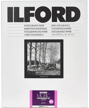 Ilford Multigrade V RC Deluxe Glossy Black/White Photo Paper, 11x14", 50 Sheets