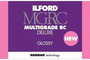 Ilford Multigrade V RC Deluxe Glossy Black/White Photo Paper, 8x10", 25 Sheets