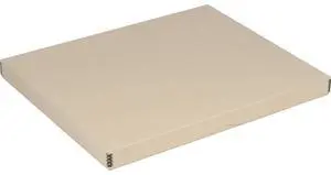 Archival Methods Drop Front Box, 1.5" x 20.5" x 24.5", Tan #1019