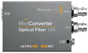 Blackmagic Design Mini Converter Optical Fiber 12G #BMD-CONVMOF12G