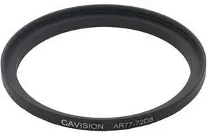 Cavision Thin Step-Up Ring, Front 77mm Thread (80mm OD), Rear 72mm Thread