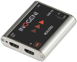 INOGENI 4KXUSB3 4K Ultra HD HDMI to USB 3.0 Converter with HDMI Loop