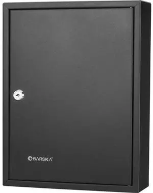 Barska 42 Position Key Cabinet with Key Lock, Black