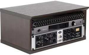 Gator Cases Elite Series Desktop 4U Studio Rack, Dark Walnut Brown