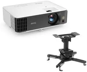 BenQ TK700 4K Ultra HD HDR DLP Gaming Projector, Bundle with H&A Ceiling Mount