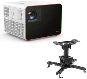 BenQ X3100i 4K Ultra HD HDR 4LED DLP Gaming Projector, Bundle with H&A Ceiling Mount