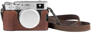 SmallRig SmallRig Leather Half Case Kit for FUJIFILM X100VI (Brown) 4699 SmallRig SmallRig Leather Half Case Kit for FUJIFILM X100VI (Brown) 4699