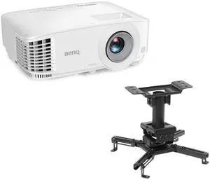 BenQ MW560 WXGA DLP Business Projector, Bundle with H&A Ceiling Mount