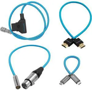 Kondor Blue Cable Pack for Blackmagic Pocket 4K & 6K Camera
