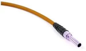 Switchcraft 75 Ohm Midsize Mini-WECo Male to Mini-WECo Male Video Patchcord, 1' Length orange