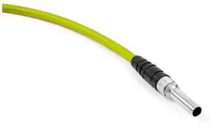 Switchcraft 75 Ohm Midsize Mini-WECo Male to Mini-WECo Male Video Patchcord, 1' Length, Yellow