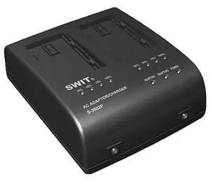 SWIT Electronics S-3602C 2-Channel Charger with DC Output for Canon BP-900 Series Batteries