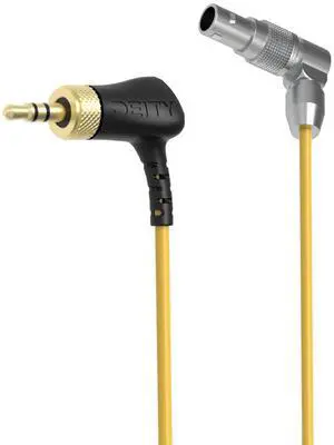 Deity Microphones C13 Locking 3.5mm TRS to Right-Angle 5-Pin LEMO Timecode Cable for Arri Alexa Mini