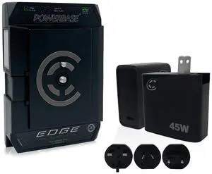Core SWX PowerBase Edge Link 70Wh 14.8V Small Form Cine V-Mount Li-Ion Battery Pack with 45W USB-C PD Wall Charger