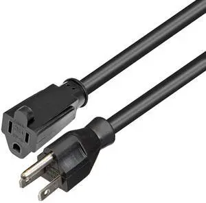 ProX XC-P141-25 25' 120V 14 AWG NEMA 5-15P to NEMA 5-15R Extension Cord, 18 AMP