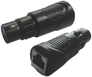 ProX XC-RJ45XF3 Cat 5/6 RJ45 to 3-Pin Female DMX Connector/Adapter