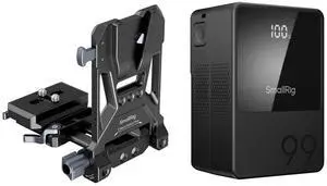 SmallRig VB99 Mini Rechargeable V-Mount Battery with Foldable Battery Plate