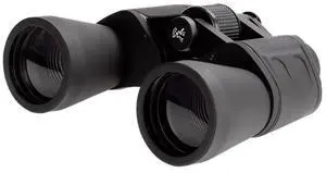 Sun Optics 12x50 Water Proof Porro Prism Center Focus Binocular with 5.2 Degree Angle of View, Rubber Armored Black