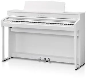 Kawai CA501 88-Key Grand Feel Compact Digital Piano, 45 Voices, Premium Satin White