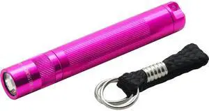 MagLite Solitaire 1-Cell AAA Incandescent Flashlight with Presentation Box, 2 Lumens, Hot Pink